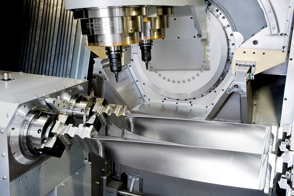 Turbine Blade Milling For Medium to large Jet Engines 